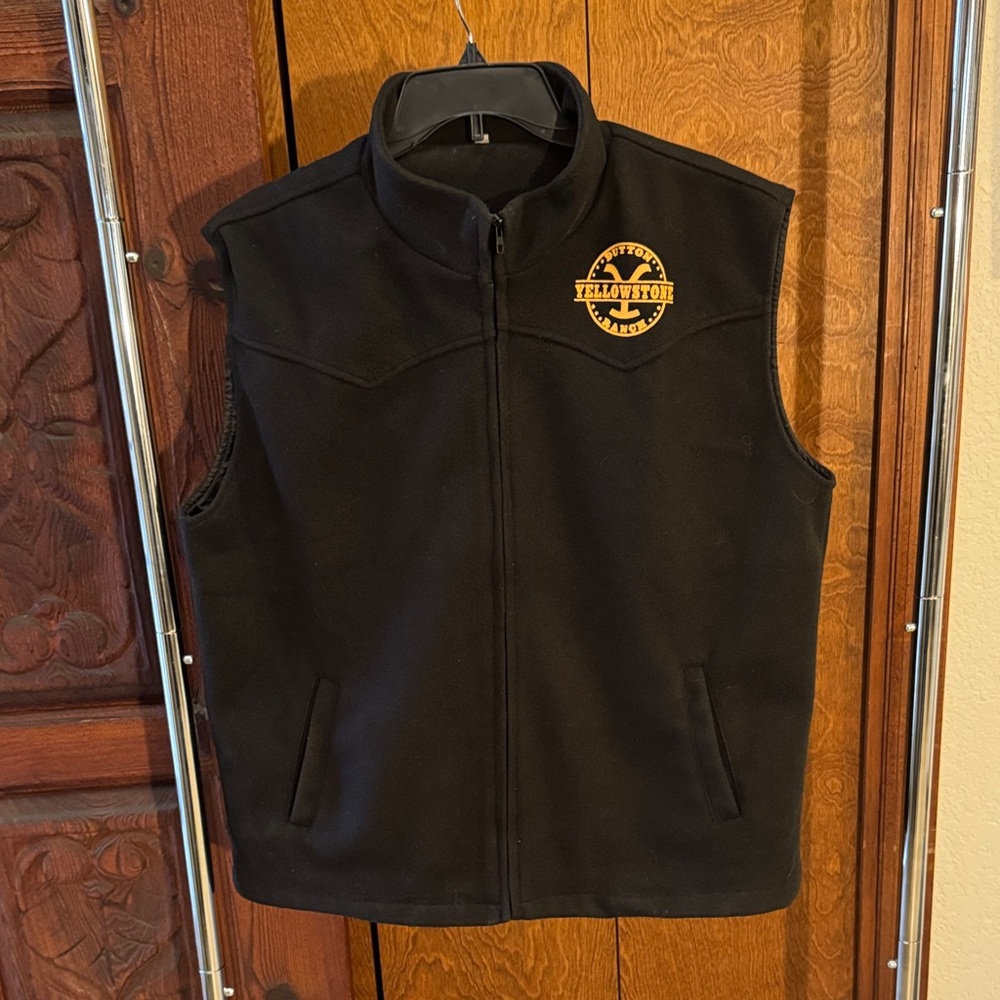 Yellowstone Dutton Ranch Black Men's Vest